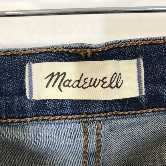 Madewell 10" High Rise Skinny Women's Size 27 Blue Denim Medium Wash Jeans - Picture 7 of 10